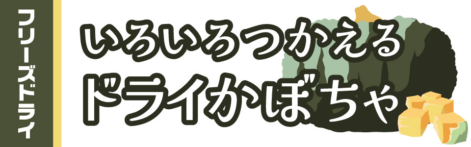 いろいろ使えるドライかぼちゃ